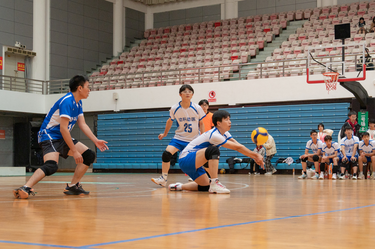 bevictor3号接球（学通社记者 许可 摄）